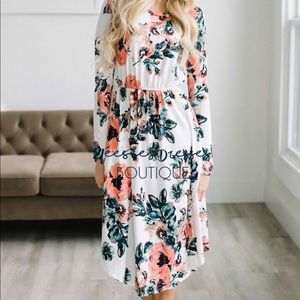Floral midi dress